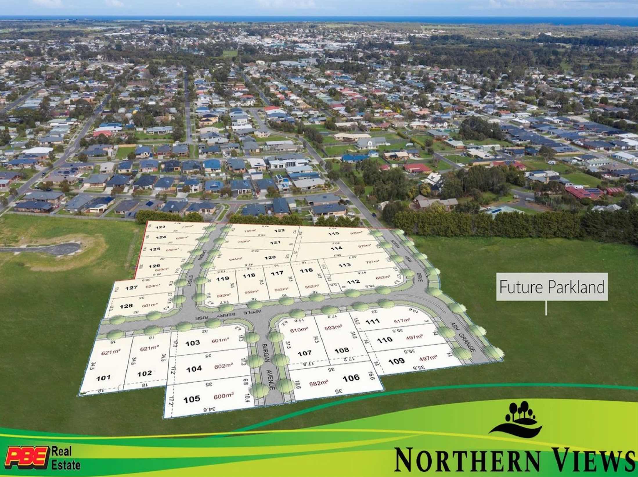 Northern Views Estate - North Wonthaggi Aerial